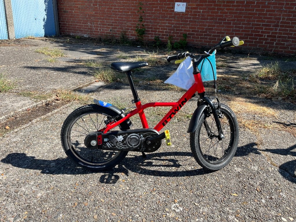 Kinderfiets 16 Inch BTwin, Vélos & Vélomoteurs, Frein sur jante, 16 à 20 pouces, Enlèvement, Utilisé