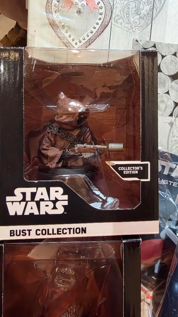 Star Wars-buste + standbeeld van Jabba the Hutt, Ophalen of Verzenden, Nieuw, Overige typen