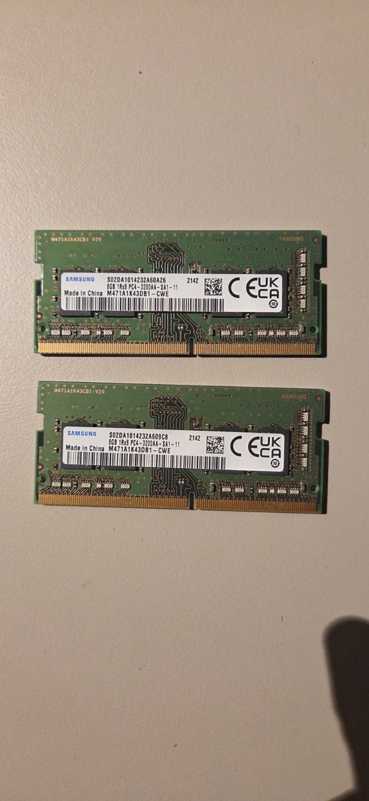 16GB (2x8GB) DDR4 3200Mhz sodimm, Computers en Software, RAM geheugen, Ophalen of Verzenden, DDR4