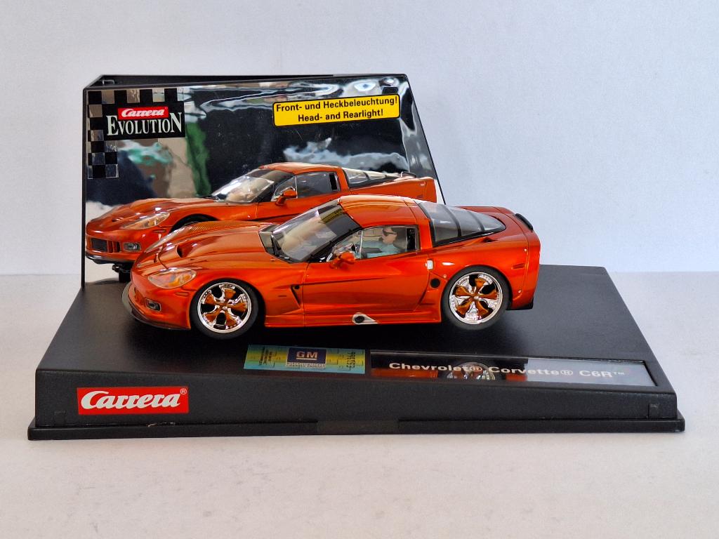 Carrera Evolution Chevrolet Corvette C6R Gustom Ref Nr 27174, Racebaan, Carrera, Nieuw, Ophalen of Verzenden