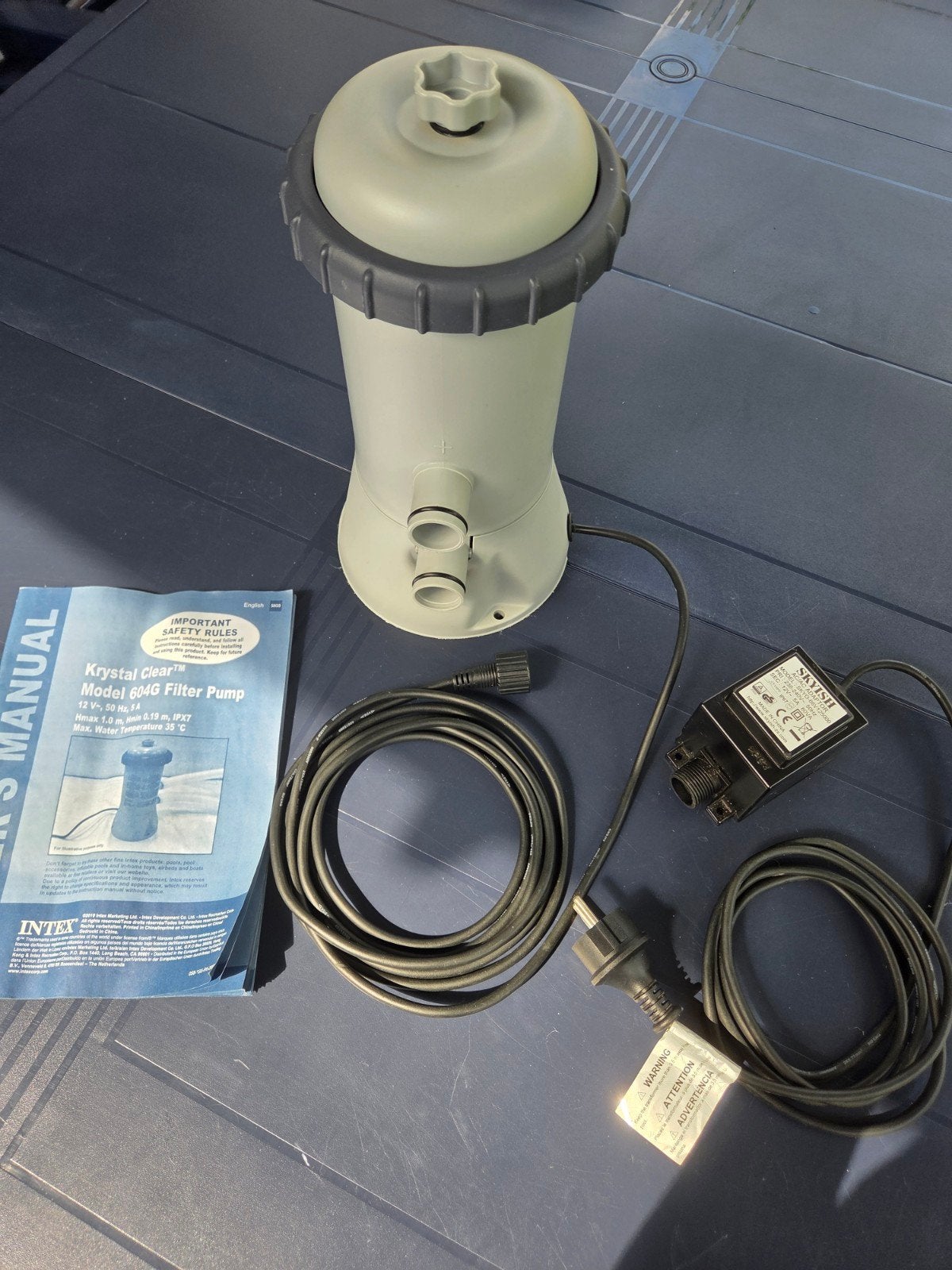 Intex Krystal Clear filterpomp., Tuin en Terras, Ophalen of Verzenden, Zo goed als nieuw, Filter