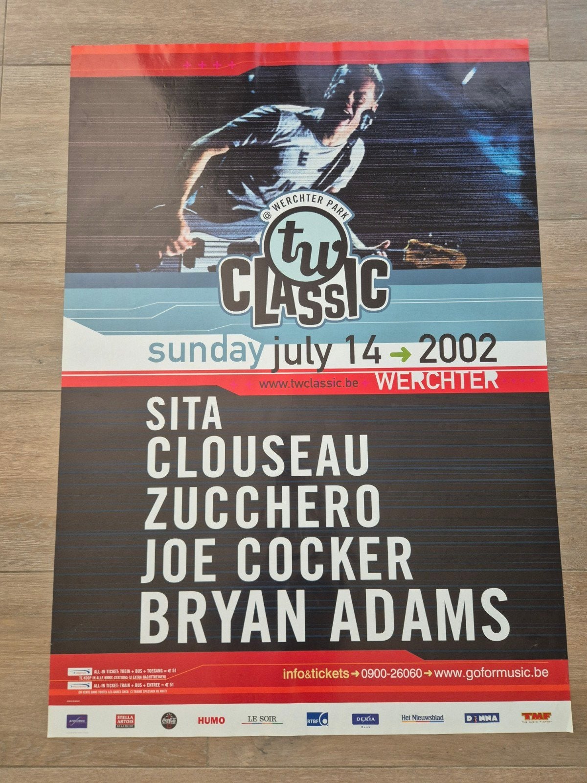 Festivalposter Tw Classic 2002, Verzamelen, Posters, Ophalen of Verzenden, Zo goed als nieuw, Muziek