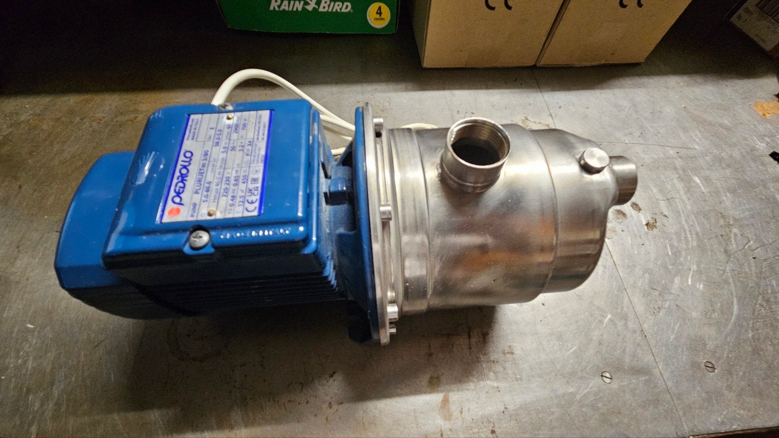 Pedrollo plurijet m 3/80 inox waterpomp beregeningspomp, Enlèvement, Comme neuf, Électrique, Pompe d'irrigation