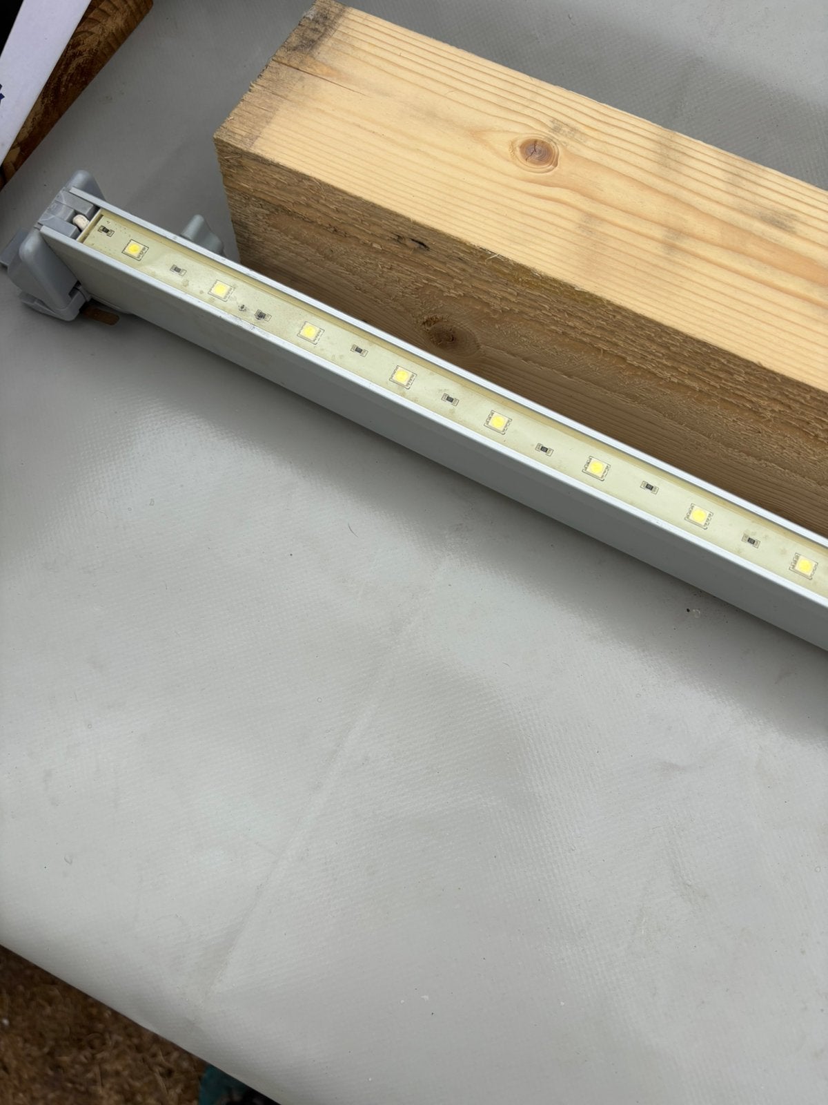 Rafter met led verlichting, Ophalen, Zo goed als nieuw