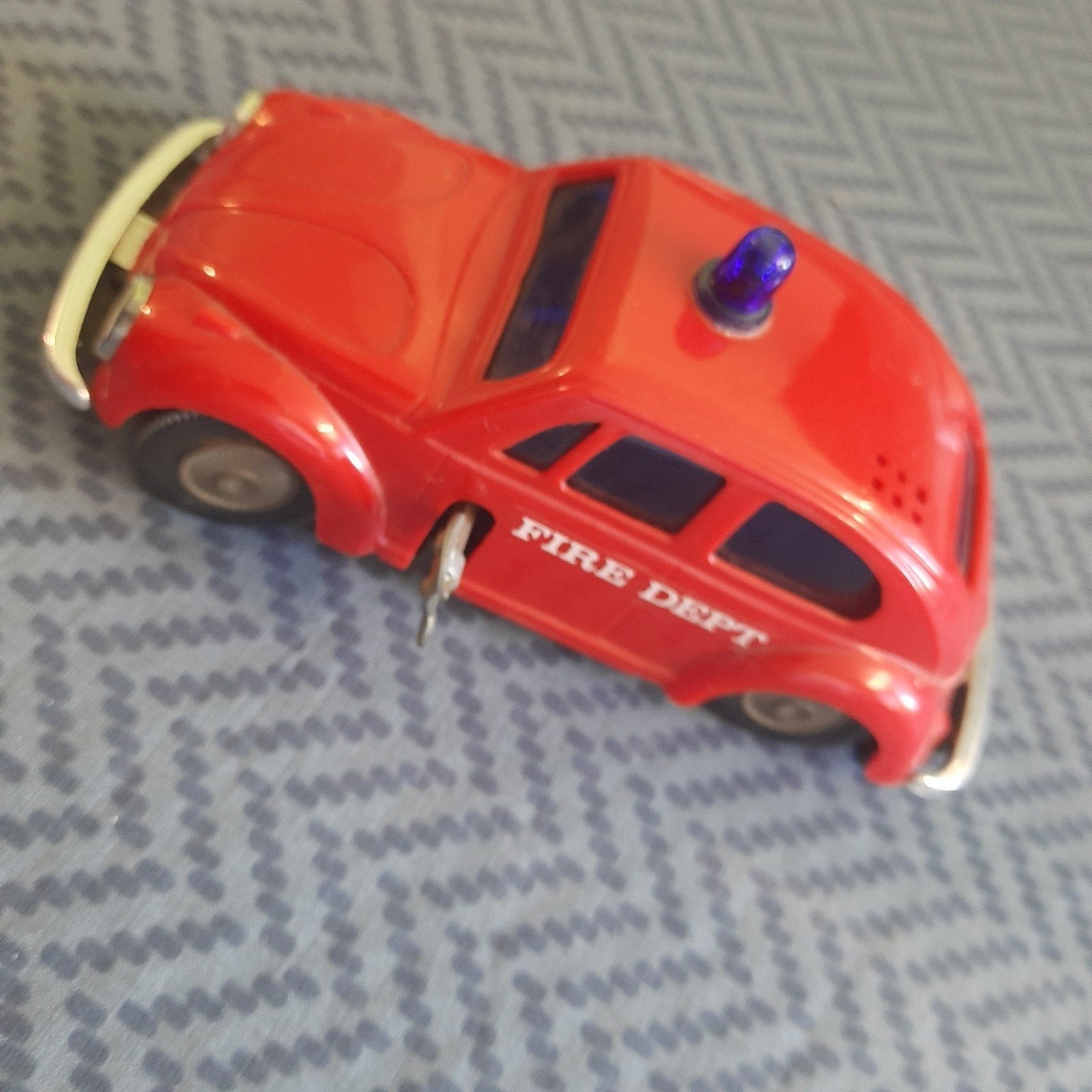 JAPAN KANTO TOYS*ca.1:25*VW KEVER BRANDWEER*OPWINDMECHANIEK*, Hobby en Vrije tijd, Modelauto's | 1:24, Ophalen, Zo goed als nieuw