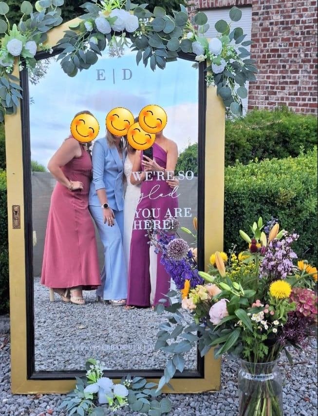Spiegel trouwfeest, Diversen, Vlaggen en Wimpels, Ophalen, Gebruikt