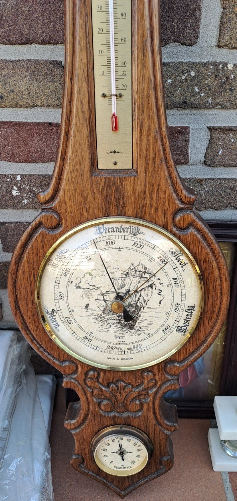 Barometer, Ophalen, Barometer