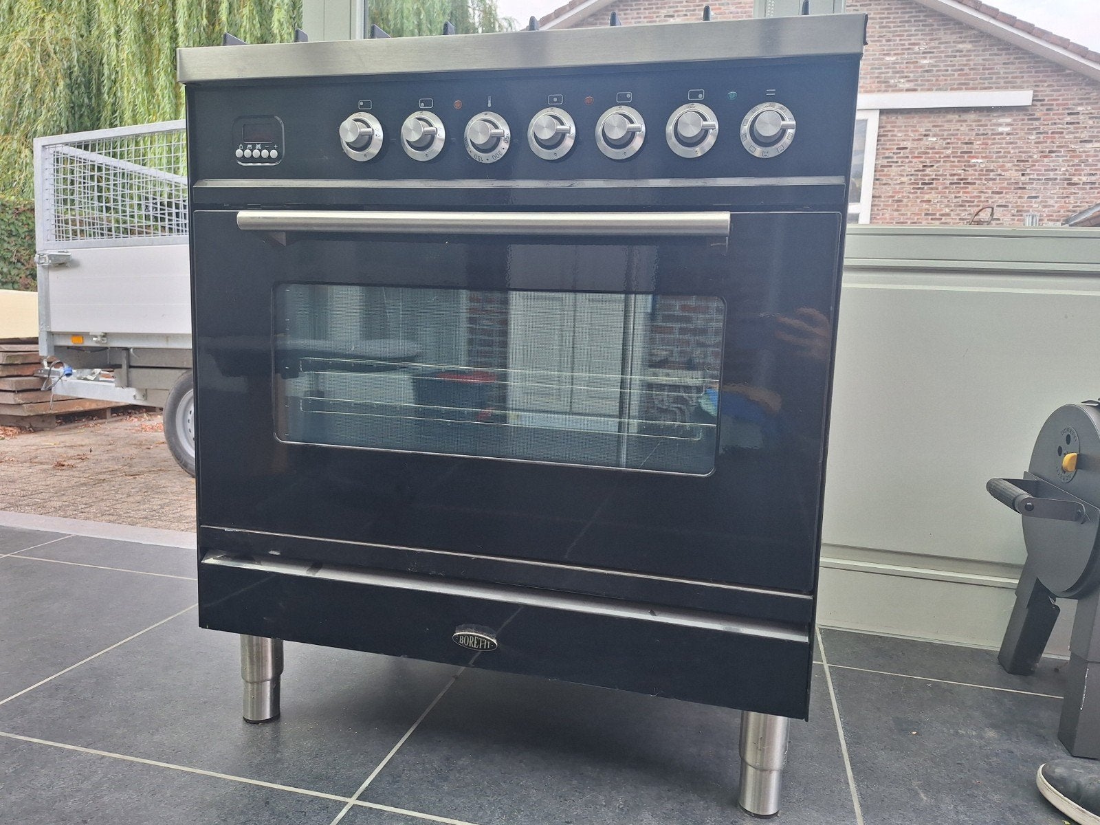 Boretti fornuis, Elektronische apparatuur, Fornuizen, Ophalen, 60 cm of meer, Zo goed als nieuw, Energieklasse A of zuiniger