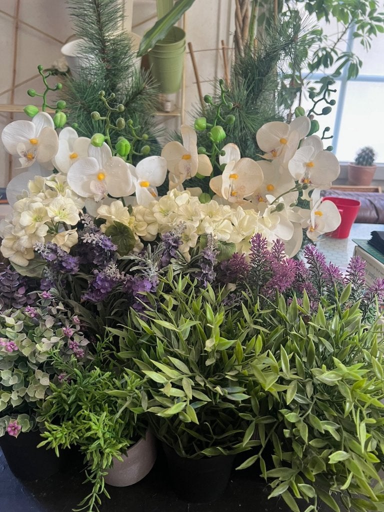 Jackpot van 25 kunstplanten, Ophalen, Gebruikt, Kunstplant, Binnen