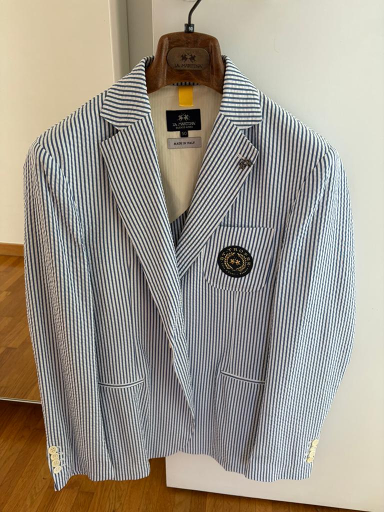 La Martina Buenos Aires blazer maat 50 (Italy), Kleding | Heren, Kostuums en vesten, Ophalen of Verzenden, Zo goed als nieuw, Maat 48/50 (M)