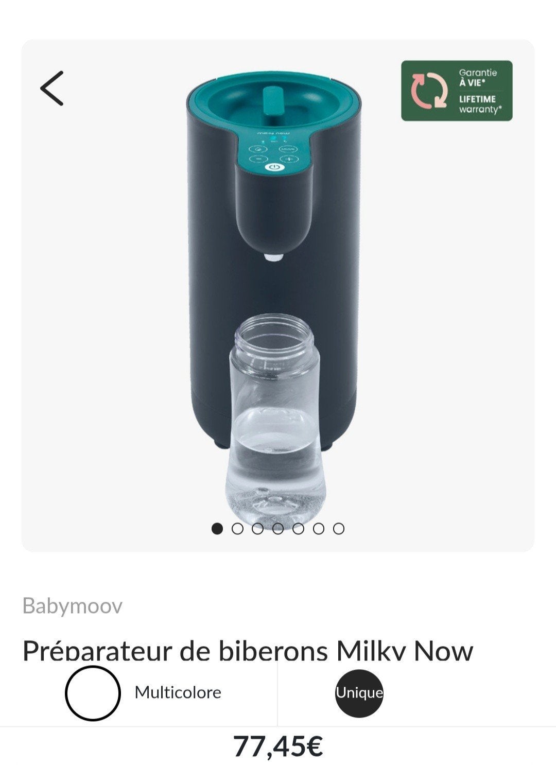 préparateur de biberons Milky Now, Enfants & Bébés