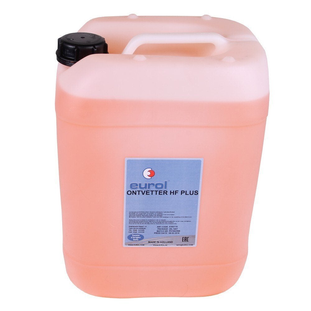 Ontvetter Eurol HF Plus 20L, Verzenden