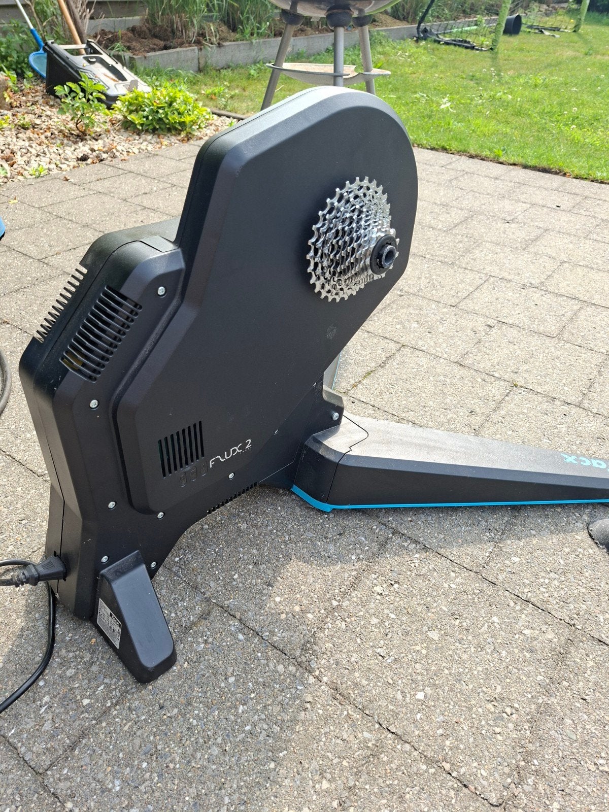 Tacx flux 2 smart met cassette 11sp sram voor steekas, Sport en Fitness, Wielrennen, Ophalen