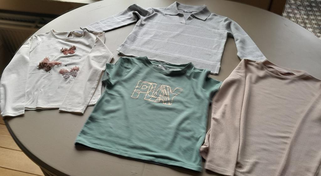 4 stuks, Kinderen en Baby's, Kinderkleding | Maat 128, Ophalen of Verzenden