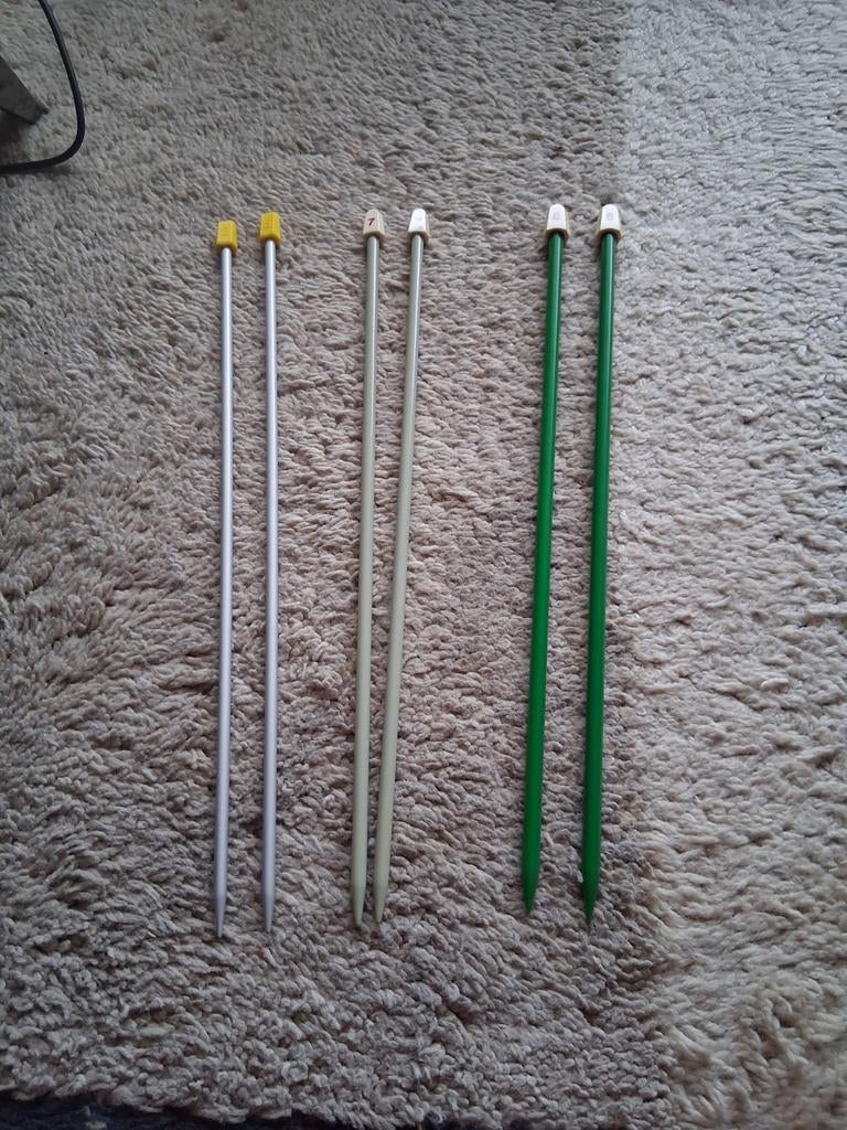 Breinaalden 6,7 en 8 mm, Hobby en Vrije tijd, Breien en Haken, Ophalen of Verzenden