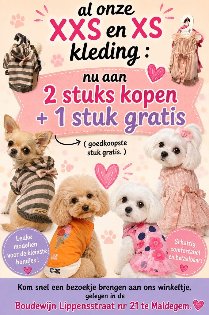Grote verkoop van hondenkleding in maat XXS en XS, Ophalen, Nieuw, XXS
