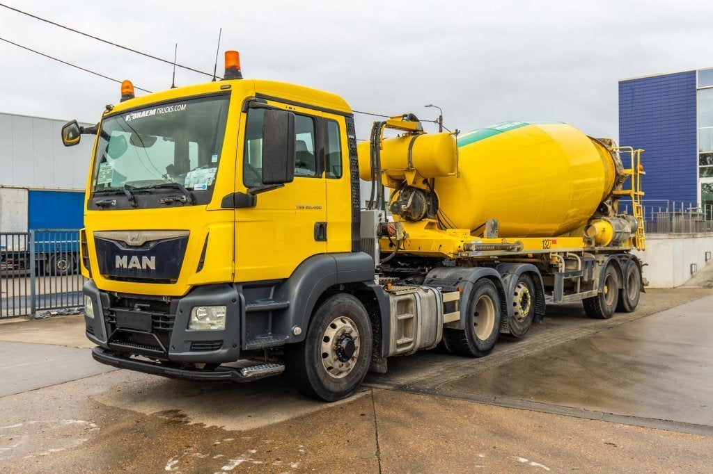 MAN TGS 26.400 BLS - 6X4H+MIXER 12M3, Autos, Achat, Euro 6, Entreprise, Jaune