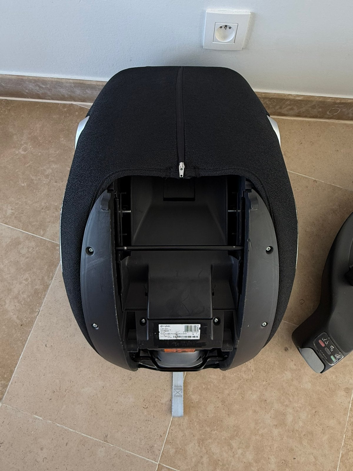 Cybex autostoel + isofix nieuwstaat, Verstelbare rugleuning, 0 t/m 18 kg, Zo goed als nieuw, Isofix