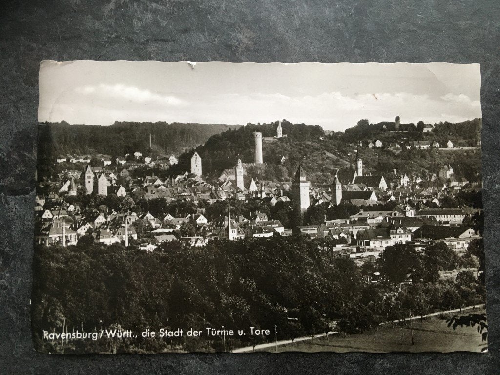 carte postale Ravensburg - Württ, Collections, Cartes postales | Étranger, Enlèvement ou Envoi, Allemagne