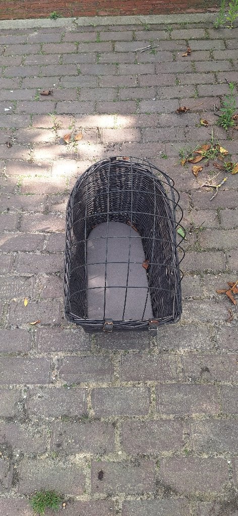 Hondenmand fiets gratis, Dieren en Toebehoren, Ophalen, Gebruikt