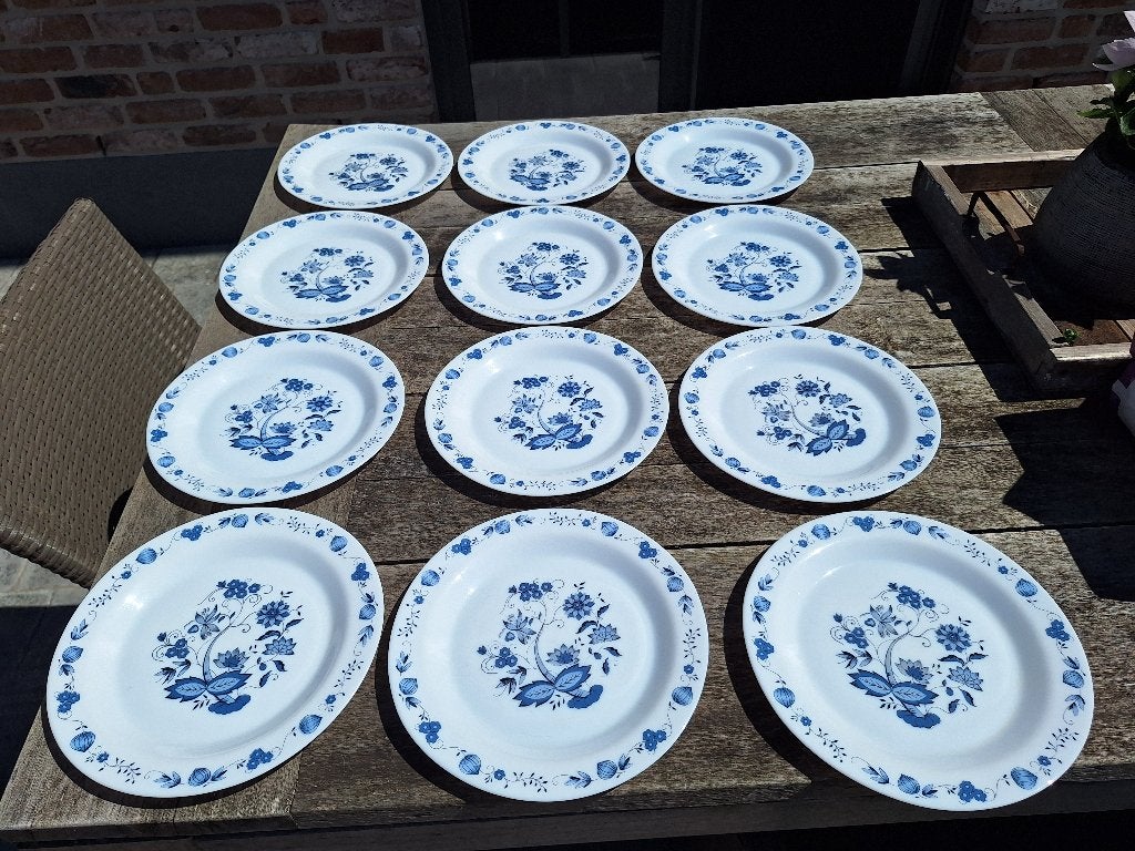 Arcopal Blue Onion, Antiek en Kunst, Ophalen