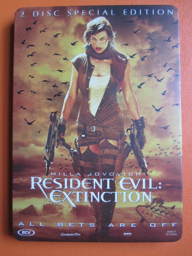 Resident Evil - Extinction (2007) 2 disques Steelbook, CD & DVD, Enlèvement ou Envoi, Anglais, Vampires ou Zombies, À partir de 16 ans