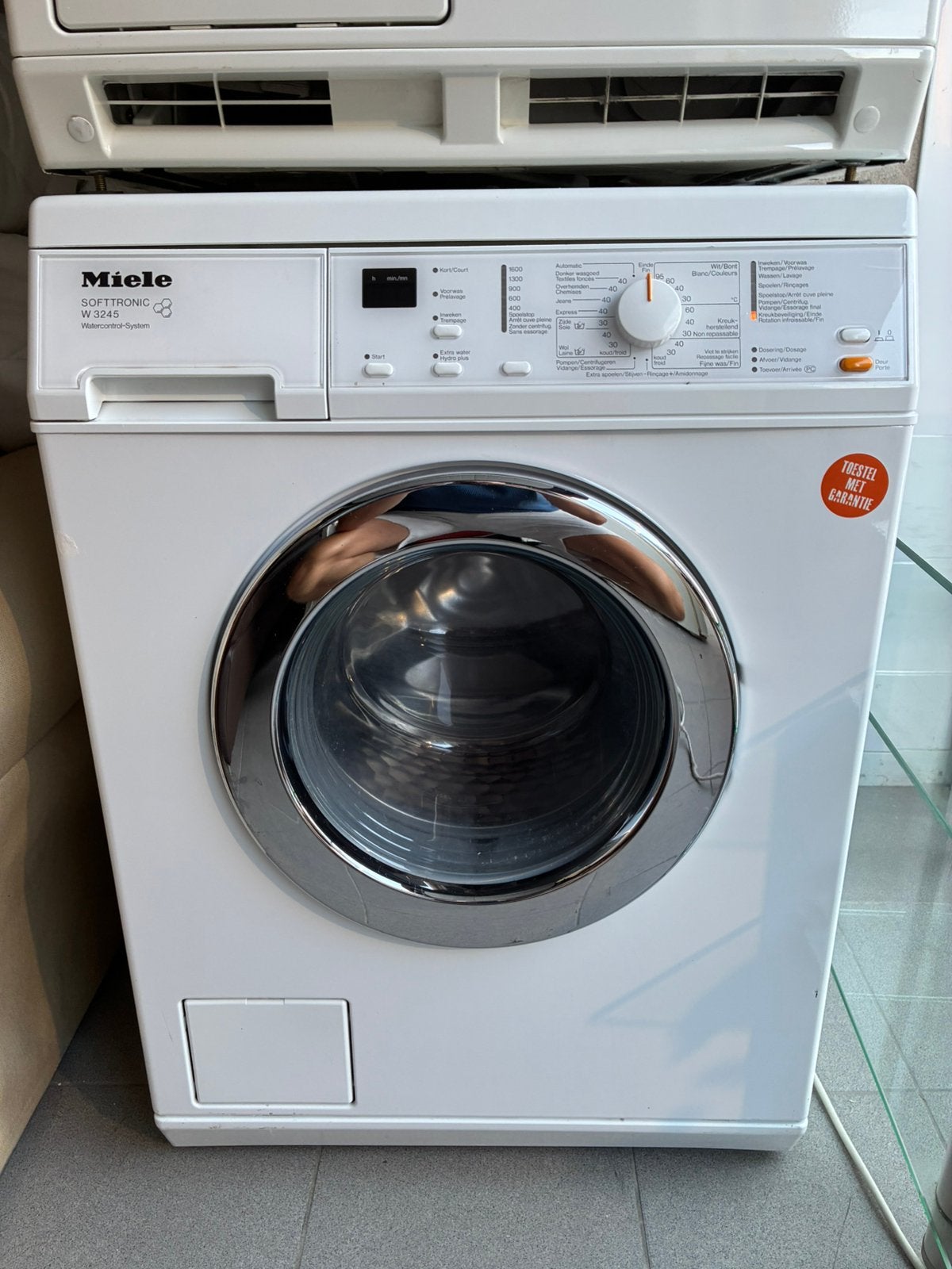 Machine à laver Miele, Enlèvement