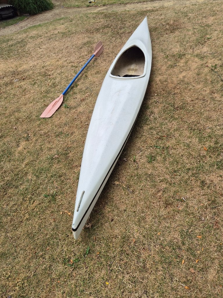 Kajak + paddel, Watersport en Boten, Overige Watersport en Boten, Ophalen, Gebruikt