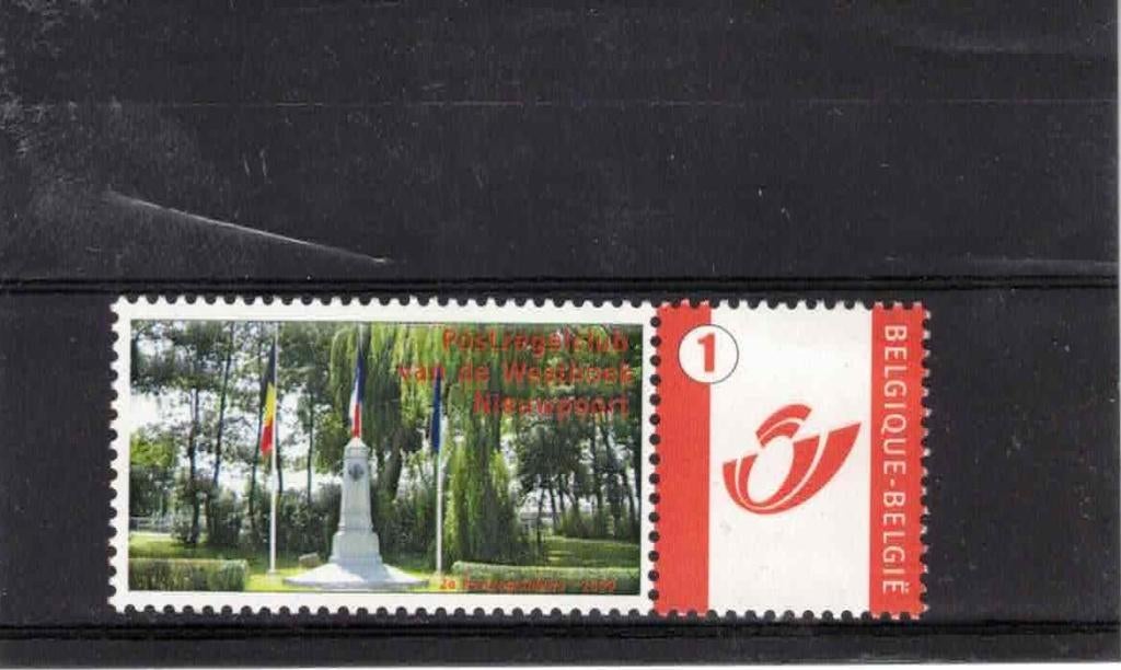 postzegels belgie  postzegelbeurs nieuwpoort 2009 xx, Postzegels en Munten, Orginele gom, Ophalen of Verzenden, Zonder stempel