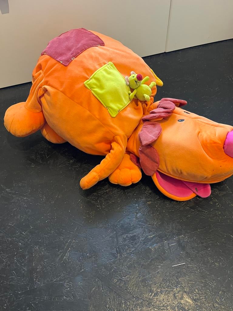 Lilliputiens Igor grote knuffel, Kinderen en Baby's, Speelgoed | Knuffels en Pluche, Ophalen, Zo goed als nieuw