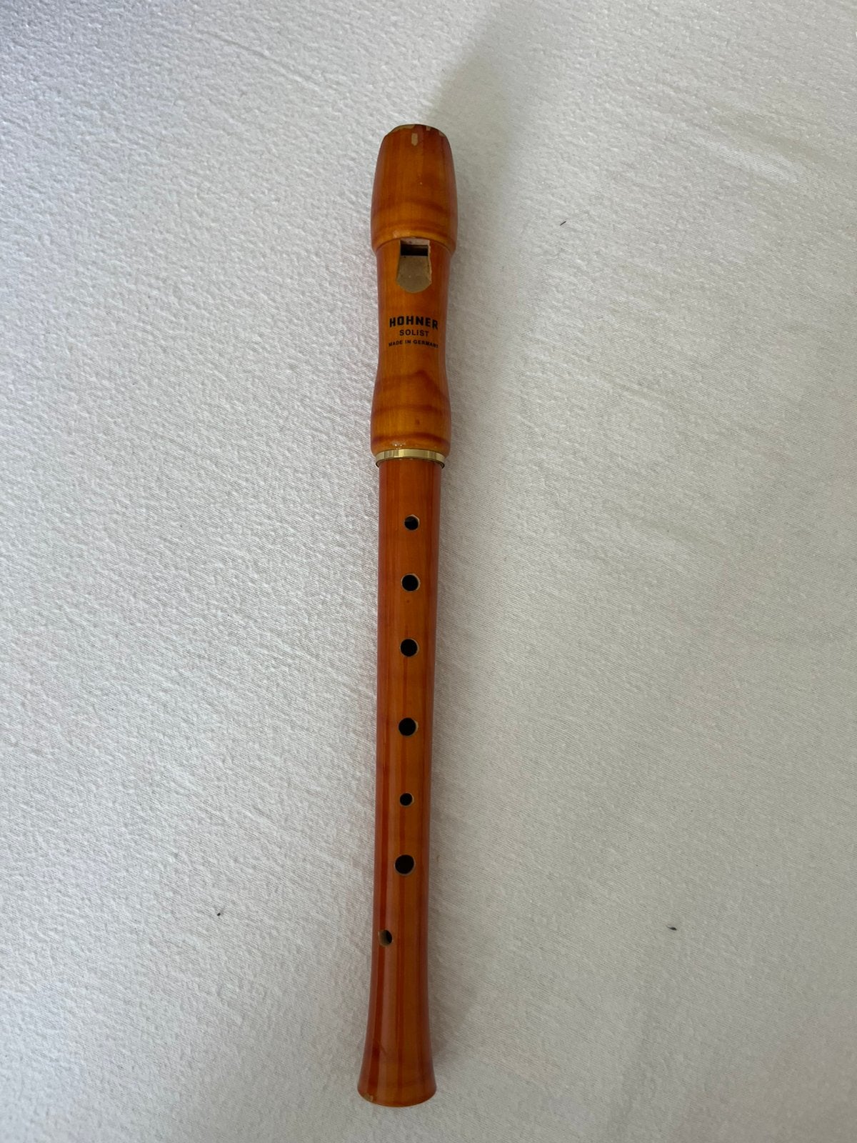 Sopraan houten blokfluit merk HOHNER, Muziek en Instrumenten, Ophalen of Verzenden, Gebruikt, Sopraan of Sopranino