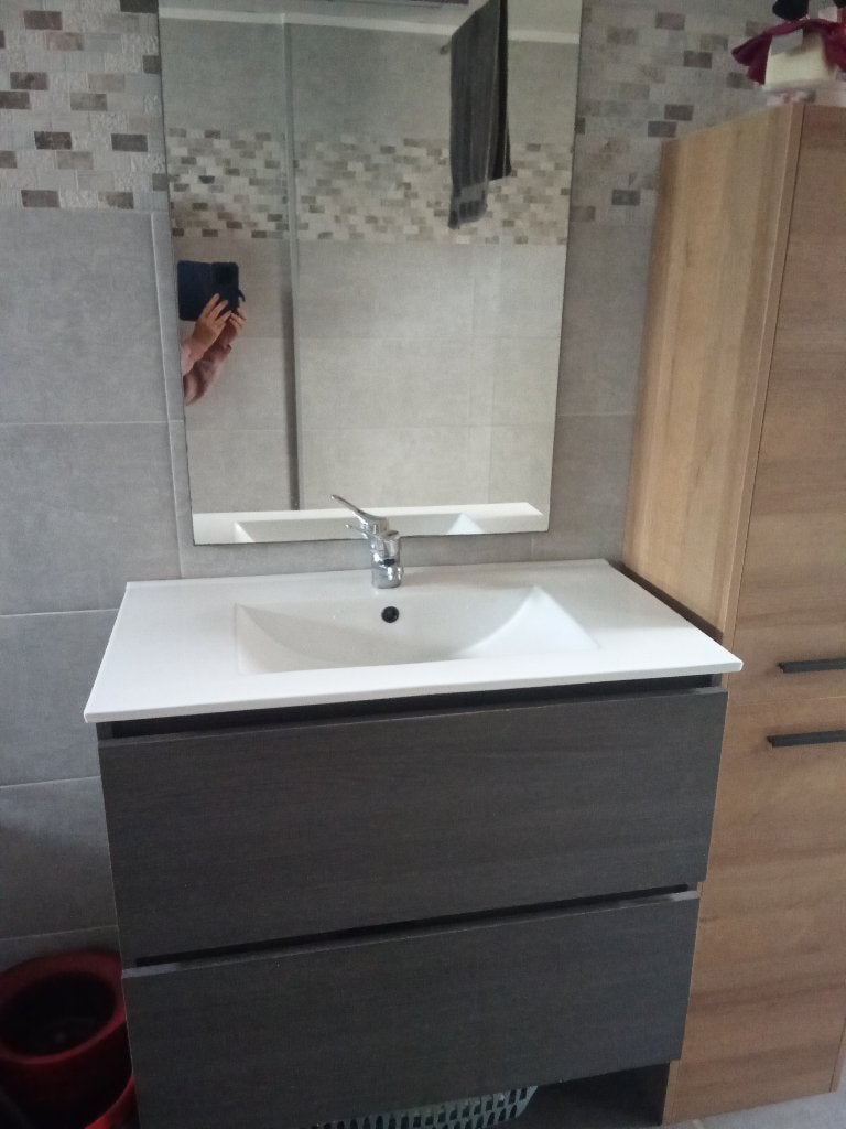 Meuble salle de bain, Enlèvement, Utilisé, 50 à 100 cm, Meuble lavabo