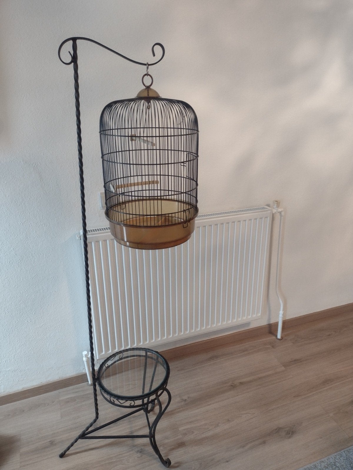 Vogelkooi met staander, Animaux & Accessoires, Oiseaux | Accessoires, Enlèvement