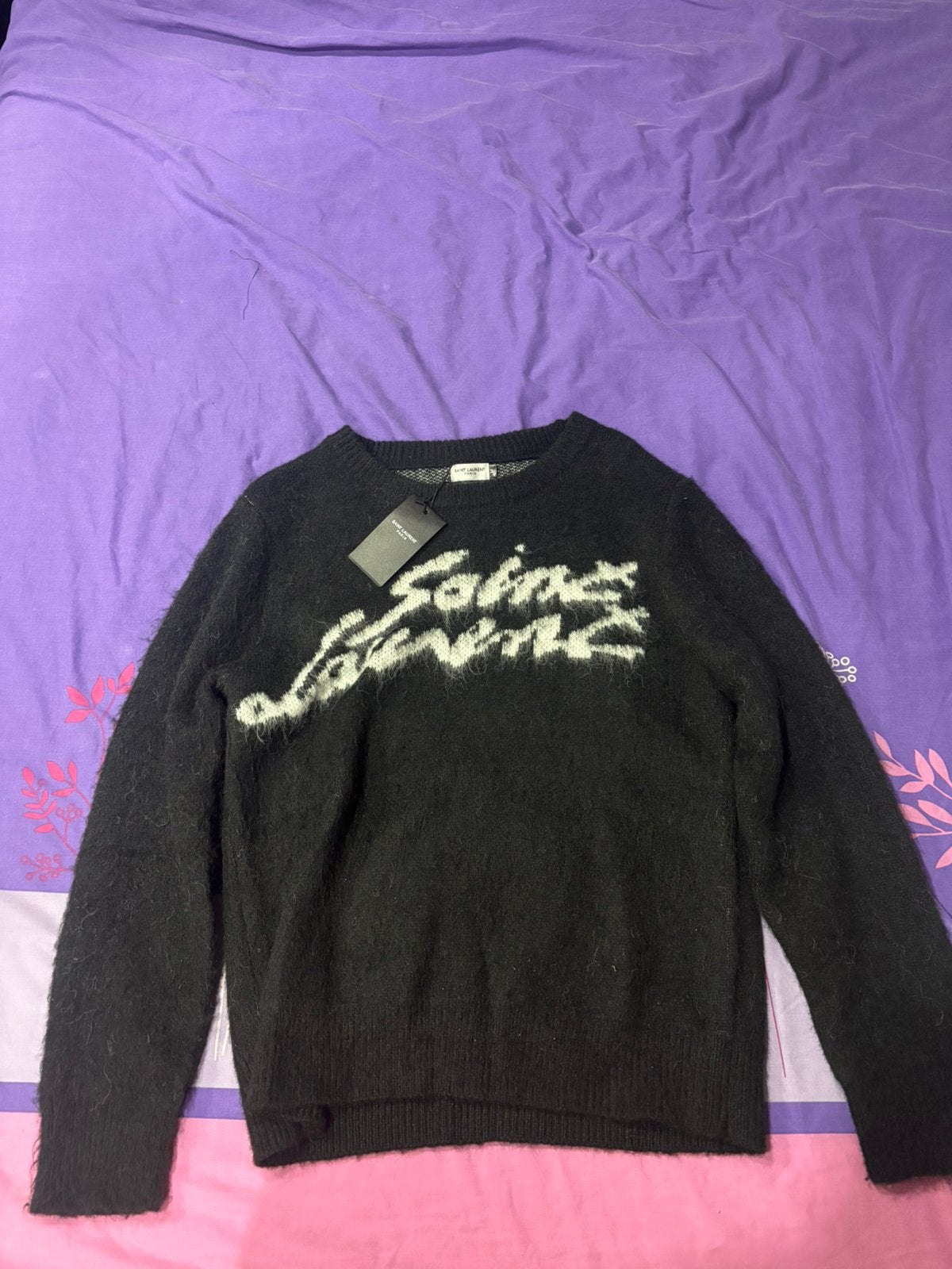 Yves Saint Laurent zwarte trui, Kleding | Heren, Truien en Vesten, Ophalen of Verzenden, Nieuw, Maat 52/54 (L), Zwart