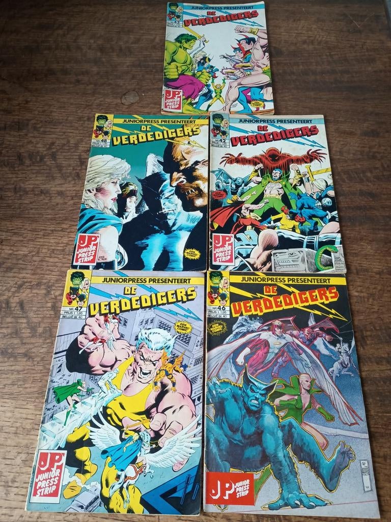 5 strips: juniorpress presenteert : De verdedigers 1983/1984, Boeken, Ophalen of Verzenden