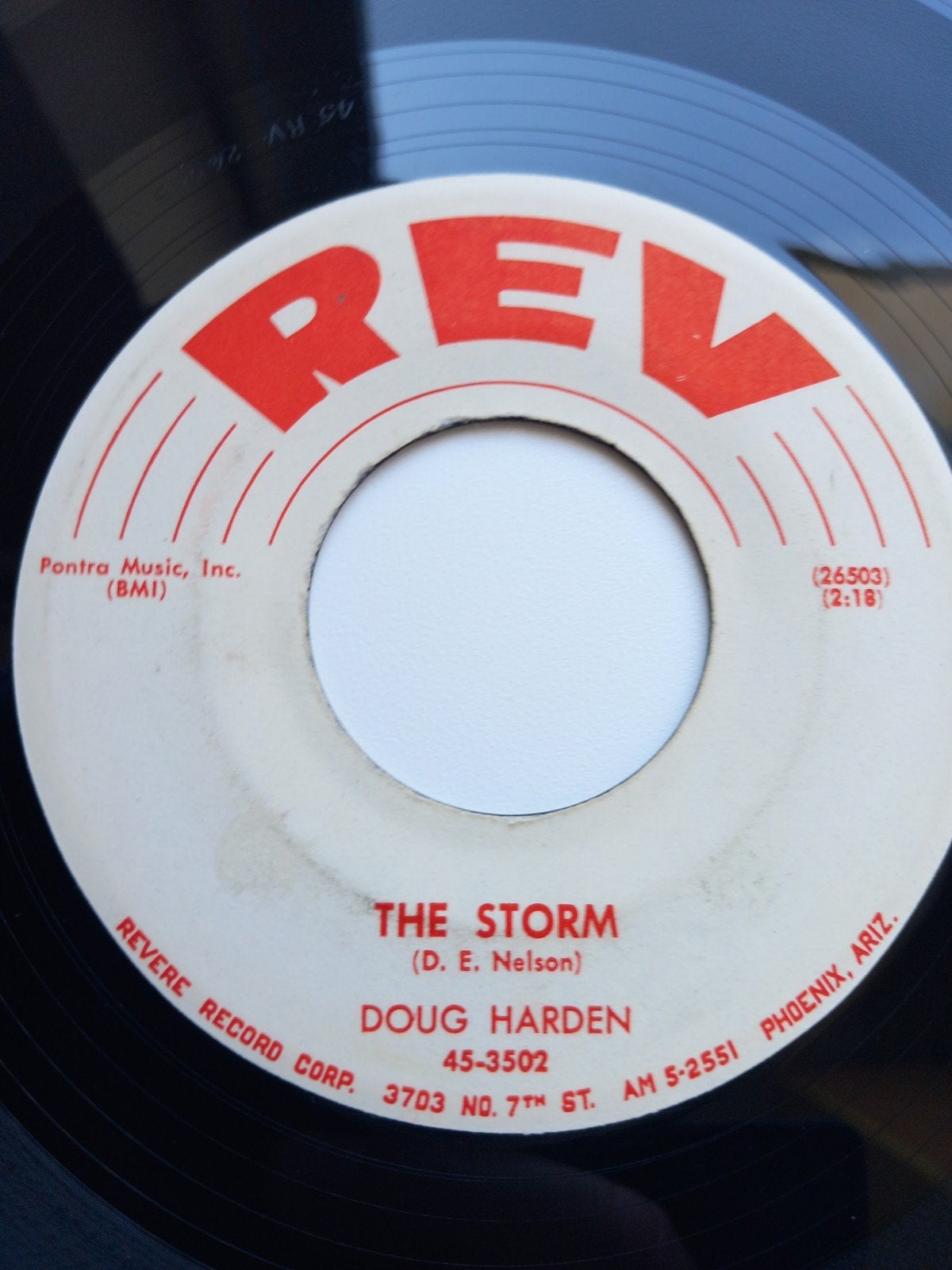 DOUG HARDEN. THE STORM. OLDIES 60S USA 45T, Enlèvement ou Envoi