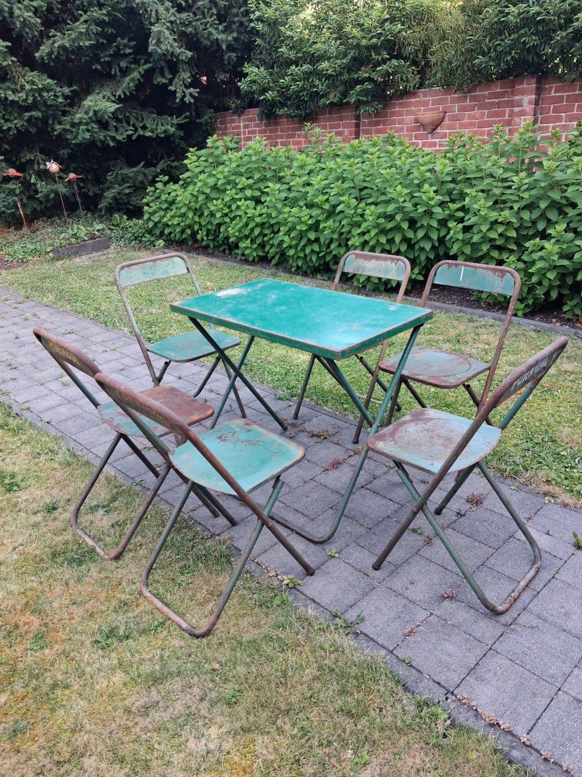 Rare ensemble de jardin Brasserie DU BOCQ PURNODE, Collections, Enlèvement, Utilisé, Autres types, Autres marques