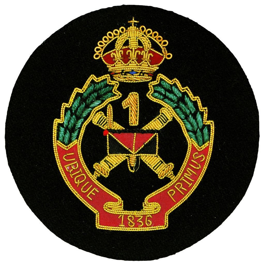 1A - Patch brodé type Bullion (2), Envoi, Armée de terre, Emblème ou Badge