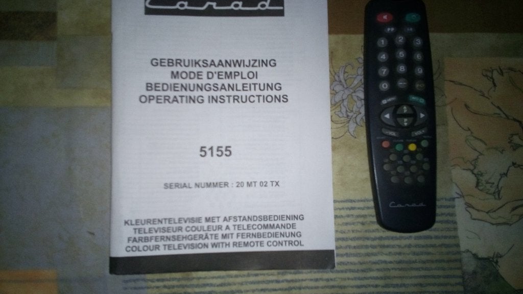 Afstandsbediening Carad, Audio, Tv en Foto, Afstandsbedieningen, Ophalen, Gebruikt, Tv