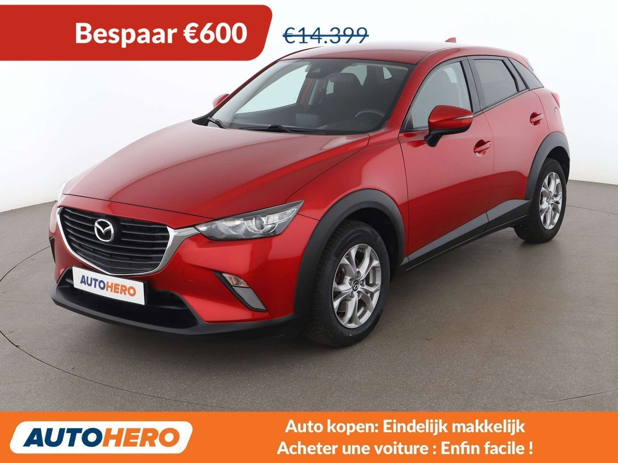 Mazda CX-3 2.0 Attraction (année de construction 2018), Autos, Rouge, Achat, Noir, 5 portes