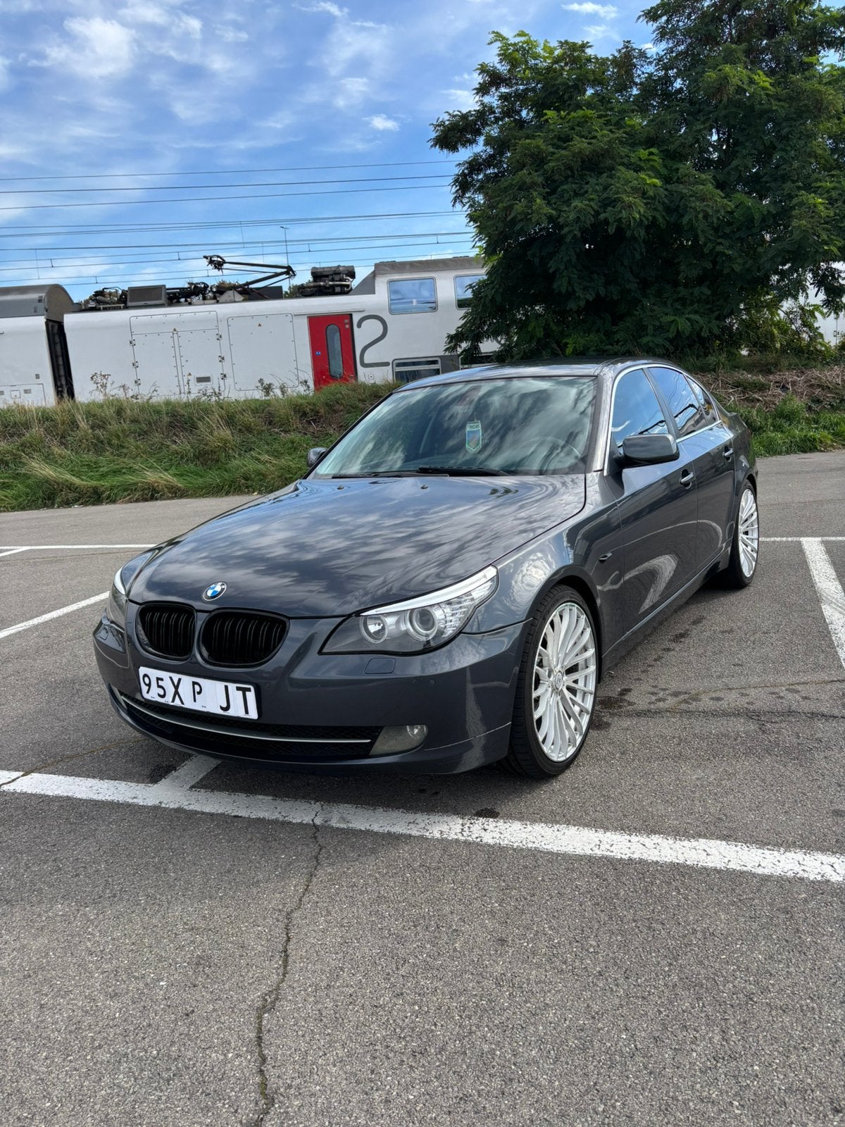 Bmw 525i, Auto's, Automaat, Dealer onderhouden, Achterwielaandrijving, Zwart