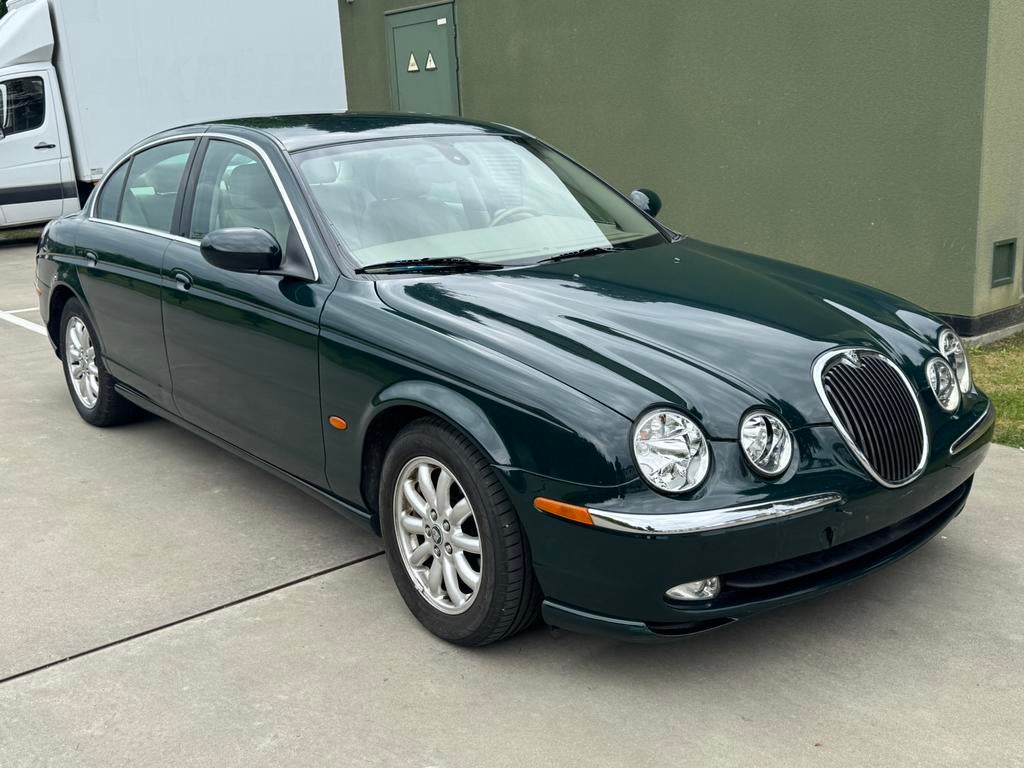 Jaguar S-Type 2.5 V6 EX Automaat-1St Eigen.- 42.000KM!!AC-…, Auto's, Automaat, 4 deurs, Beige, 2497 cc