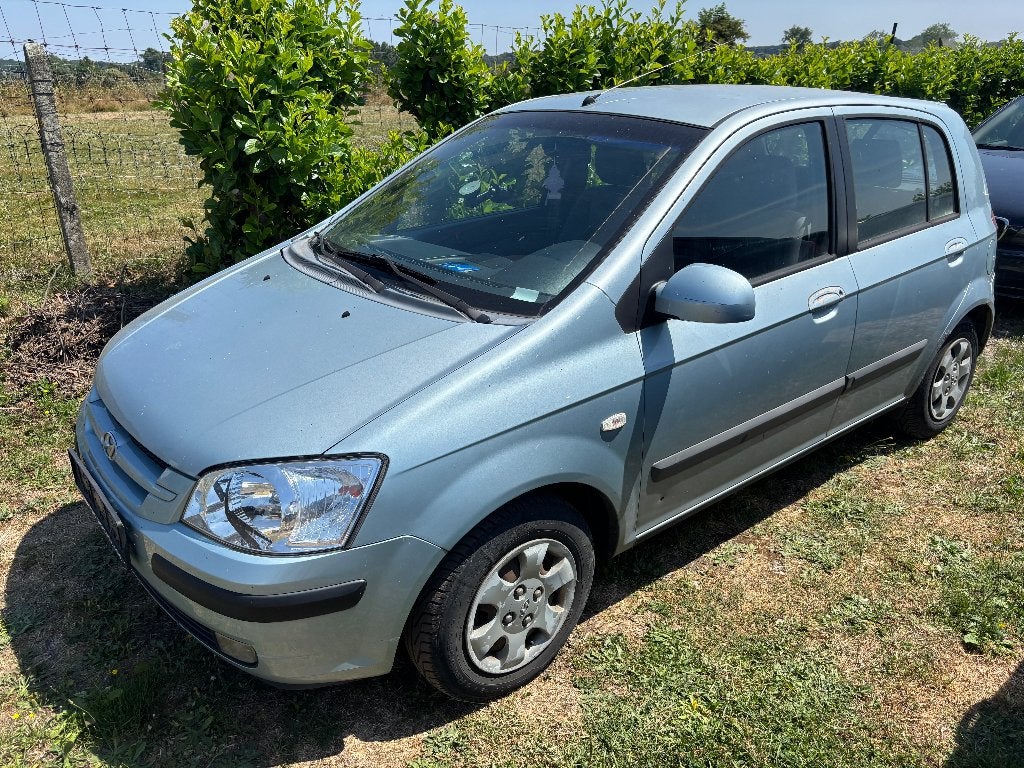 HYUNDAI GETZ, Auto's, Voorwielaandrijving, Stof, Zwart, 4 cilinders