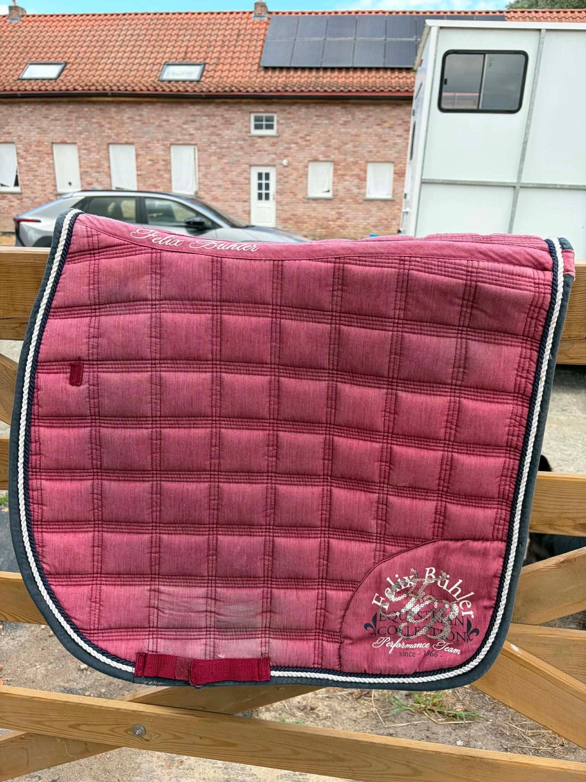 Felix Bühler zadeldoek full dressuur, Animaux & Accessoires, Enlèvement, Utilisé