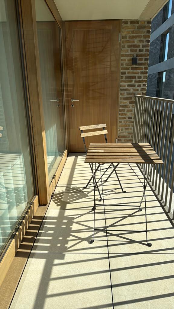 Terras tafel + stoel, Enlèvement, Comme neuf
