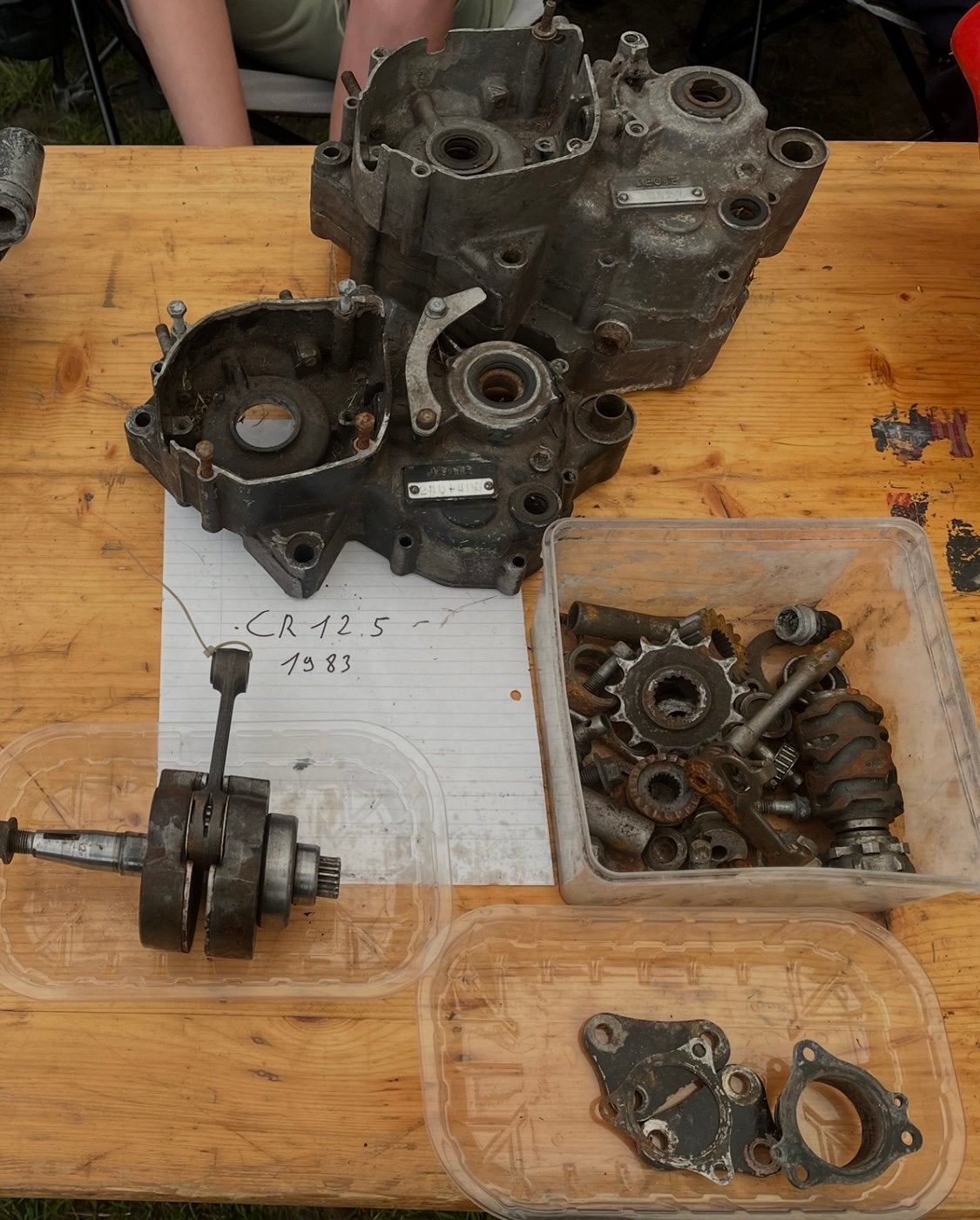 pièces Honda cr 125 1983, Motos, Enlèvement ou Envoi, Utilisé