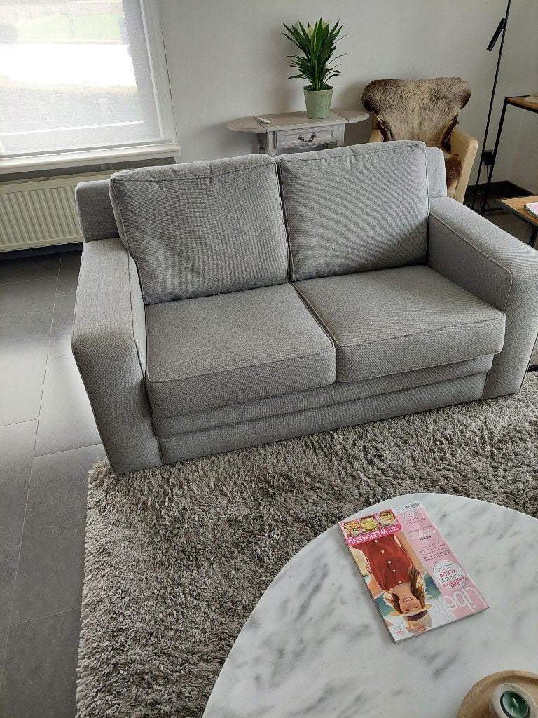 Stoffen zetels, Ophalen, Gebruikt, 150 tot 200 cm, Rechte bank