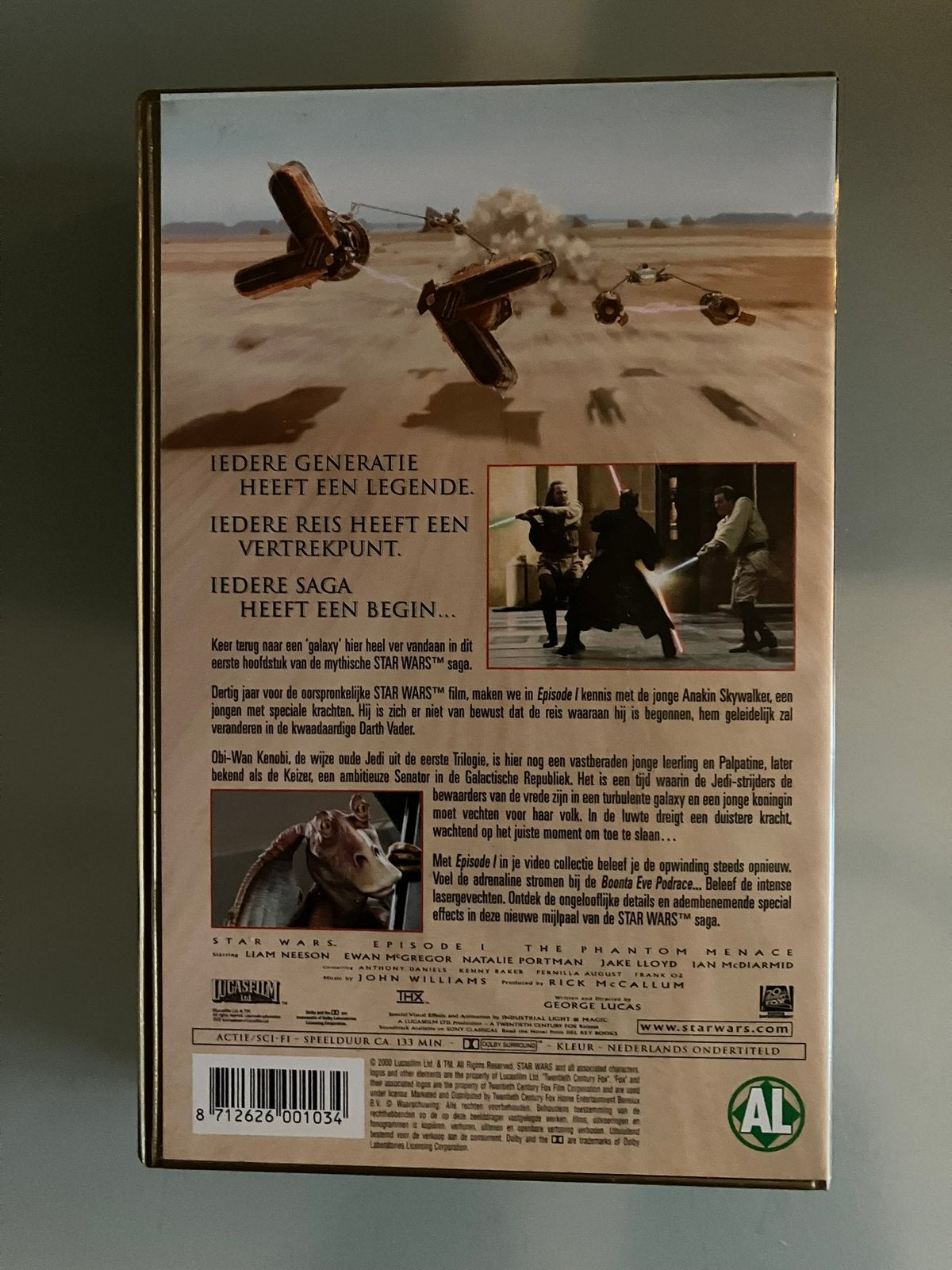 VHS Star Wars The Phantom Menace, Ophalen of Verzenden, Gebruikt