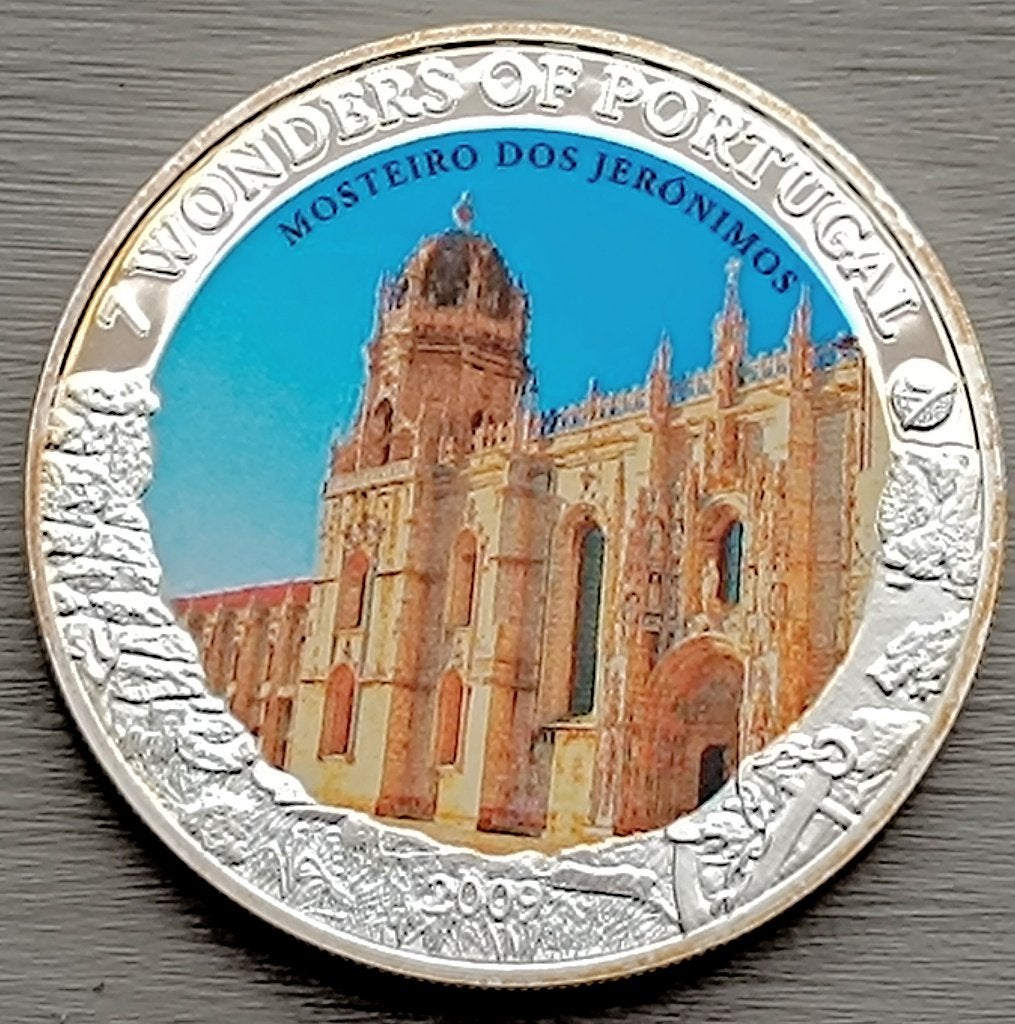 munt Cookeilanden 1 dollar 2009:Jeronimos klooster:, Timbres & Monnaies, Enlèvement ou Envoi, Argent