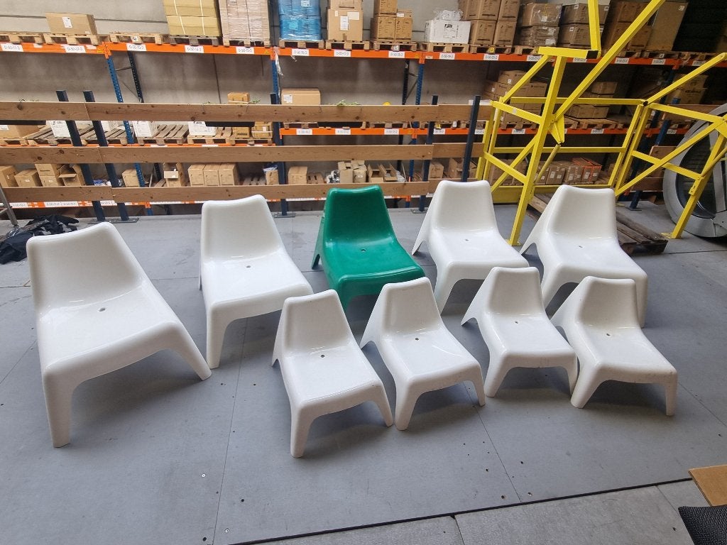 Tuinstoel Bunsö ikea, Tuin en Terras, Ophalen, Gebruikt, Plastic, Stapelbaar